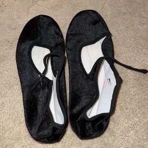 Velvet-Like Flat Mary Janes